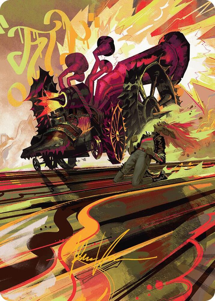 Rocketeer Boostbuggy Art Card (Gold-Stamped Signature) card image