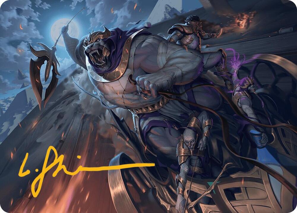 Zahur, Glory's Past Art Card (Gold-Stamped Signature) card image