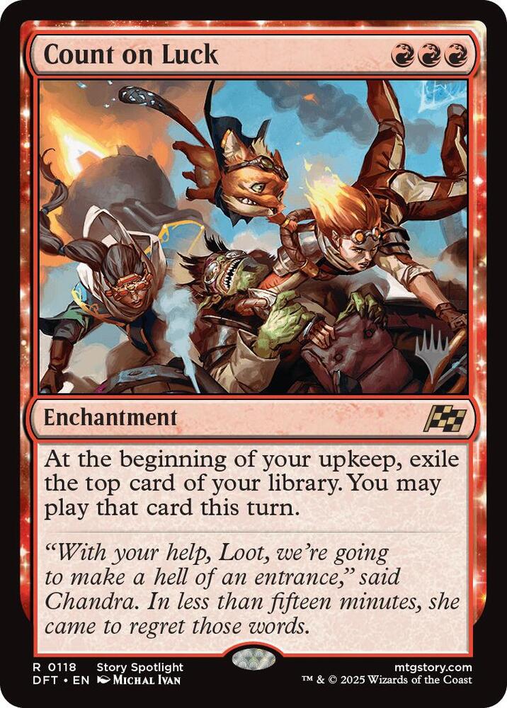 Count on Luck card image