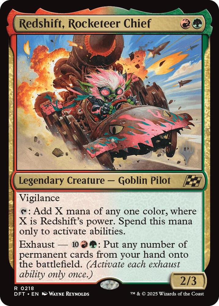 Redshift, Rocketeer Chief card image