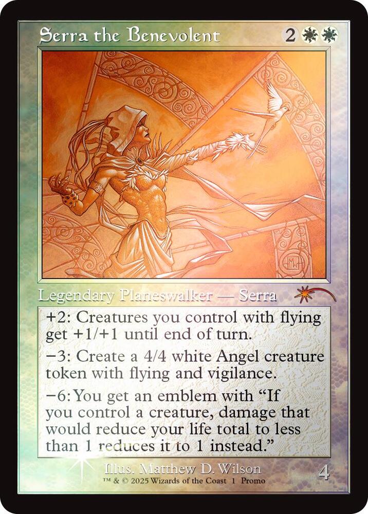 Serra the Benevolent (Retro Frame) card image