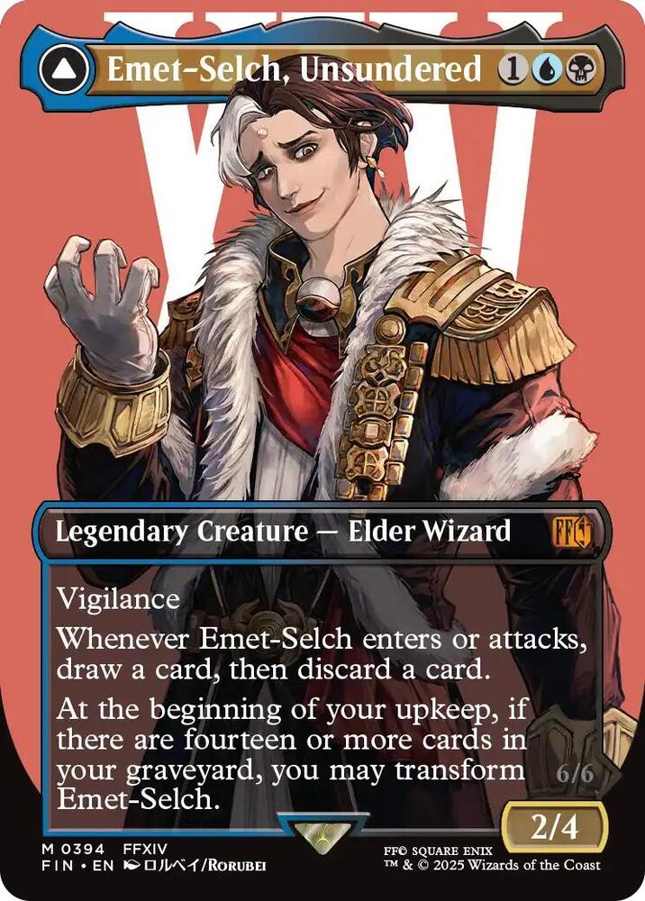 Emet-Selch, Unsundered (Borderless) card image