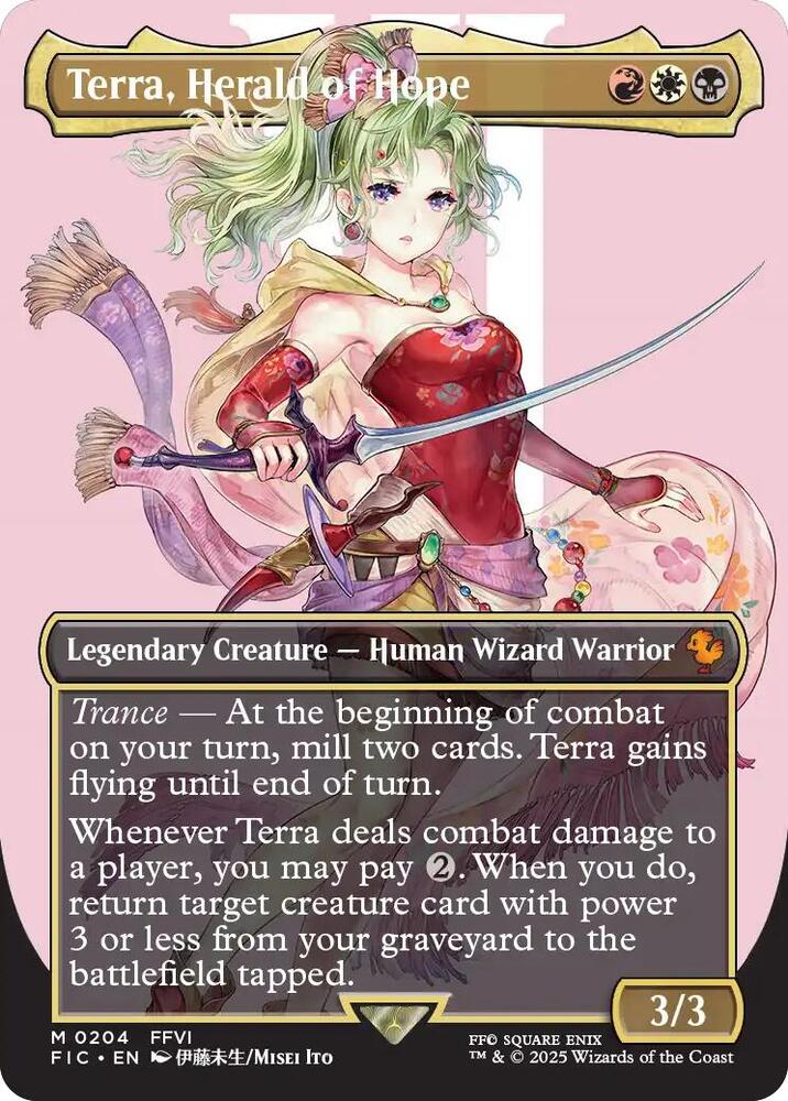Terra, Herald of Hope (Borderless) card image