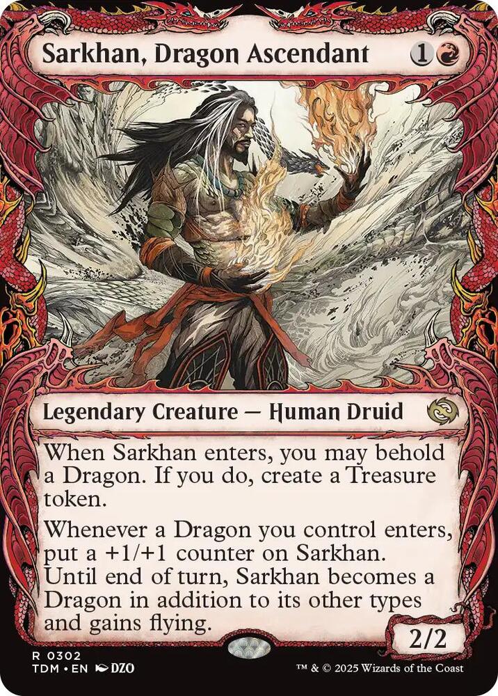 Sarkhan, Dragon Ascendant (0302) (Showcase) card image