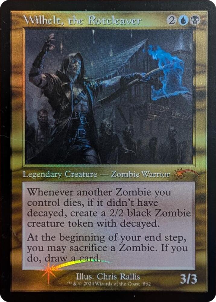 Wilhelt, the Rotcleaver (Retro Frame) card image