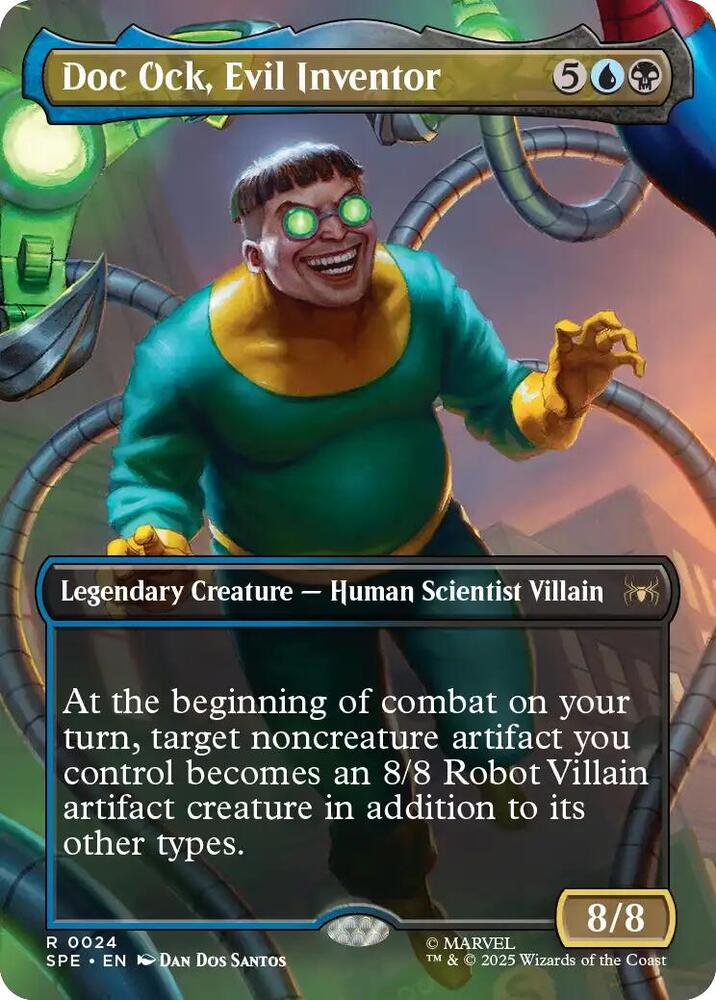Doc Ock, Evil Inventor (Borderless) card image