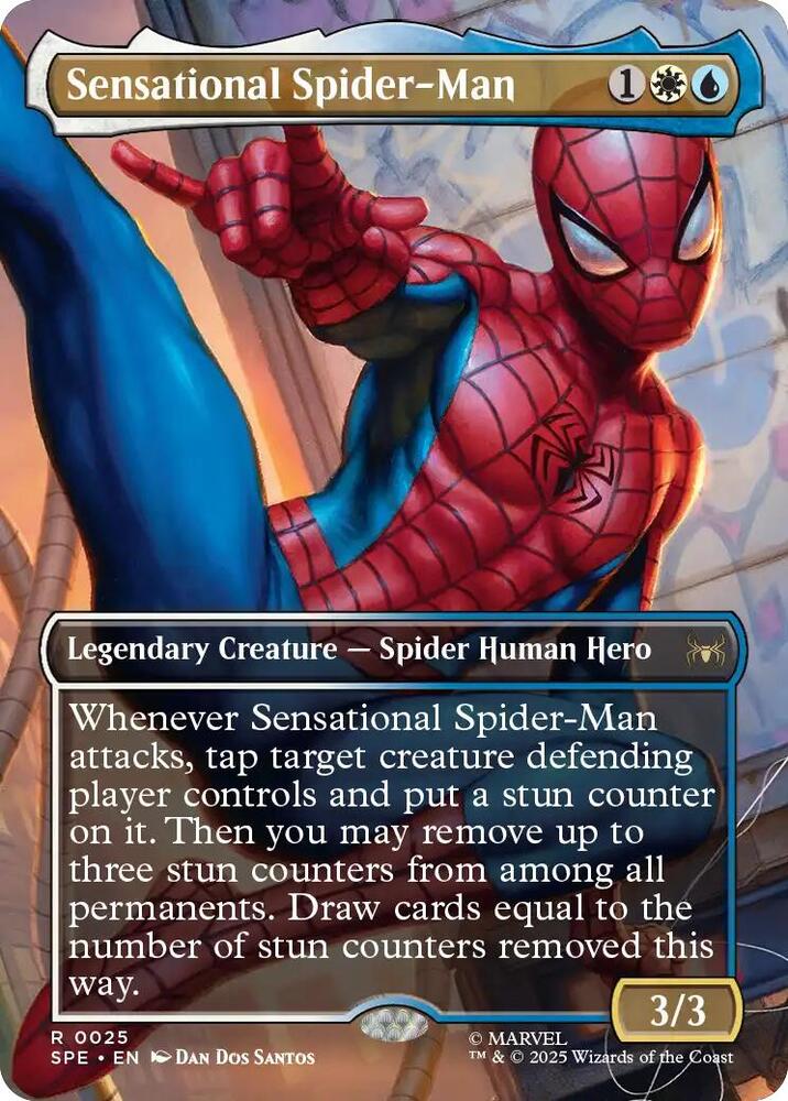 Sensational Spider-Man (Borderless) card image