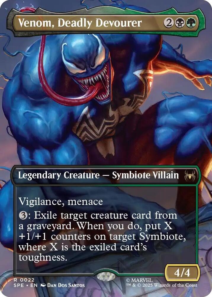 Venom, Deadly Devourer (Borderless) card image