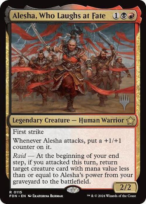 Alesha, Who Laughs at Fate card image