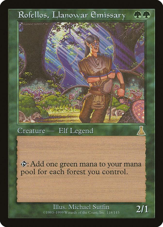 Rofellos, Llanowar Emissary card image