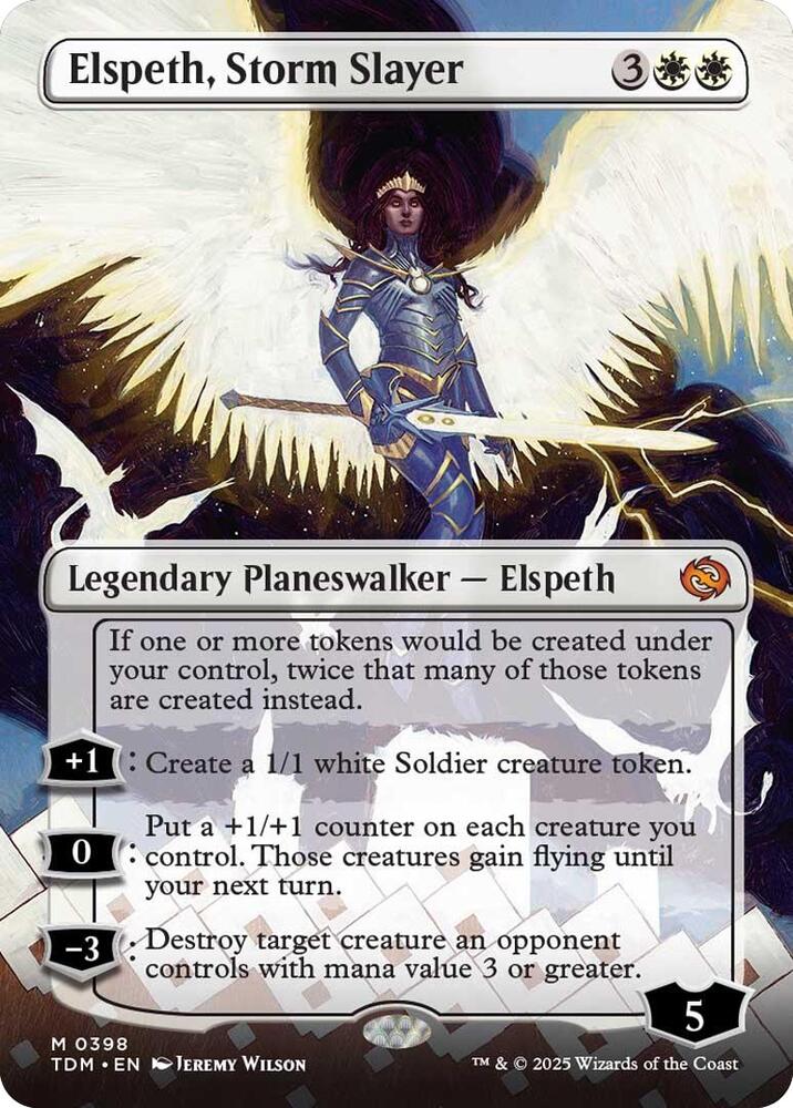 Elspeth, Storm Slayer (Borderless) card image