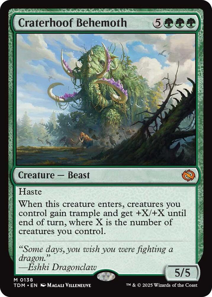 Craterhoof Behemoth card image