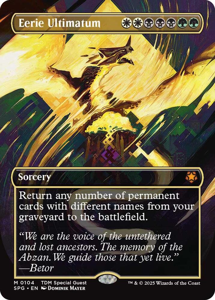 Eerie Ultimatum (Borderless) card image