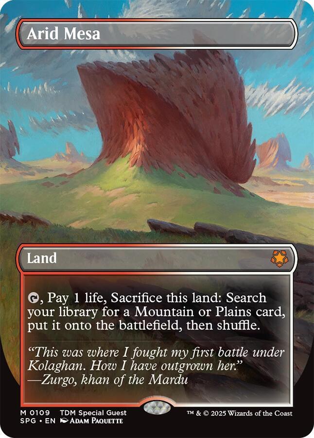 Arid Mesa (Borderless) card image