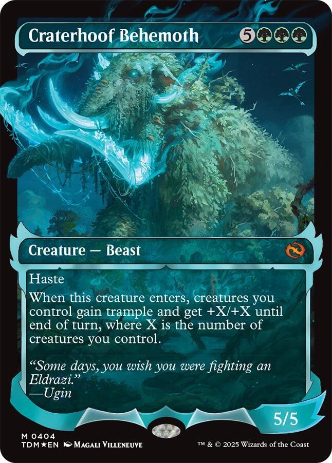 Craterhoof Behemoth (Showcase) card image