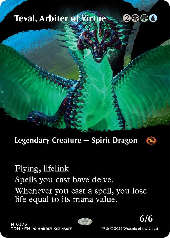 Teval, Arbiter of Virtue (Borderless) card image
