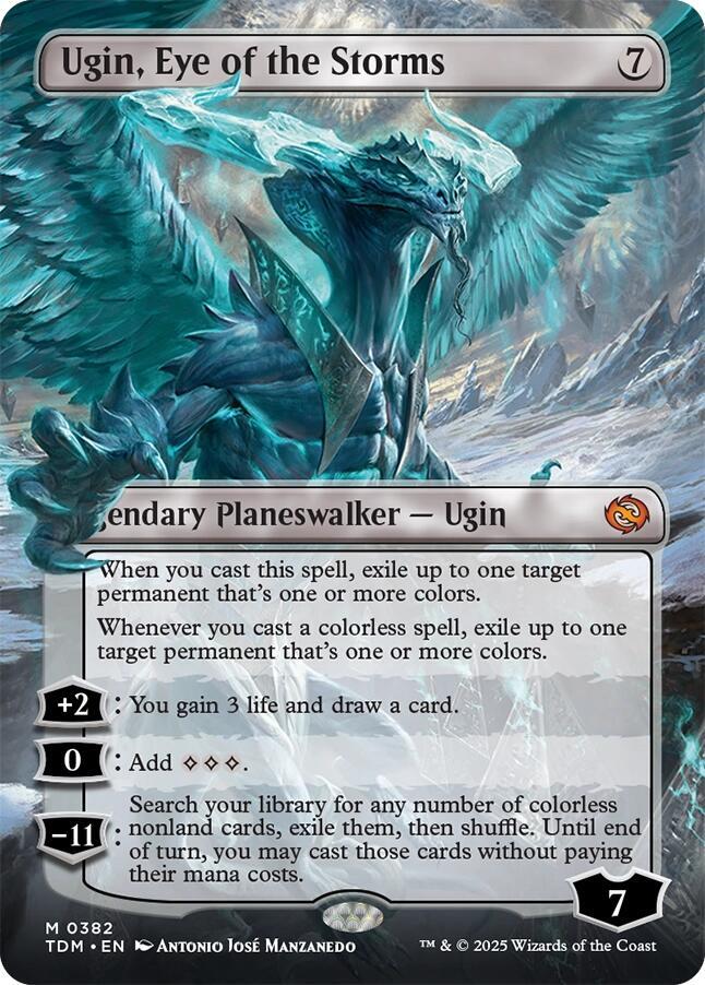 Ugin, Eye of the Storms (Borderless) card image