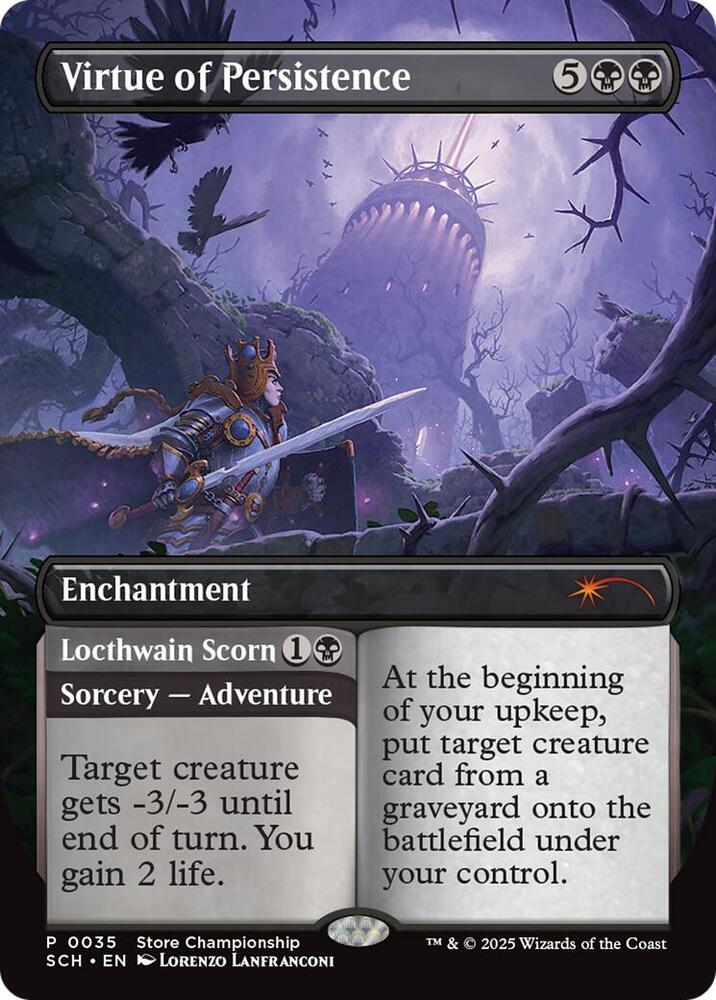 Virtue of Persistence card image