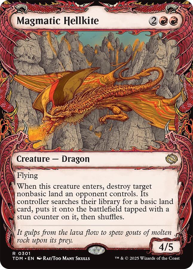 Magmatic Hellkite (Showcase) card image