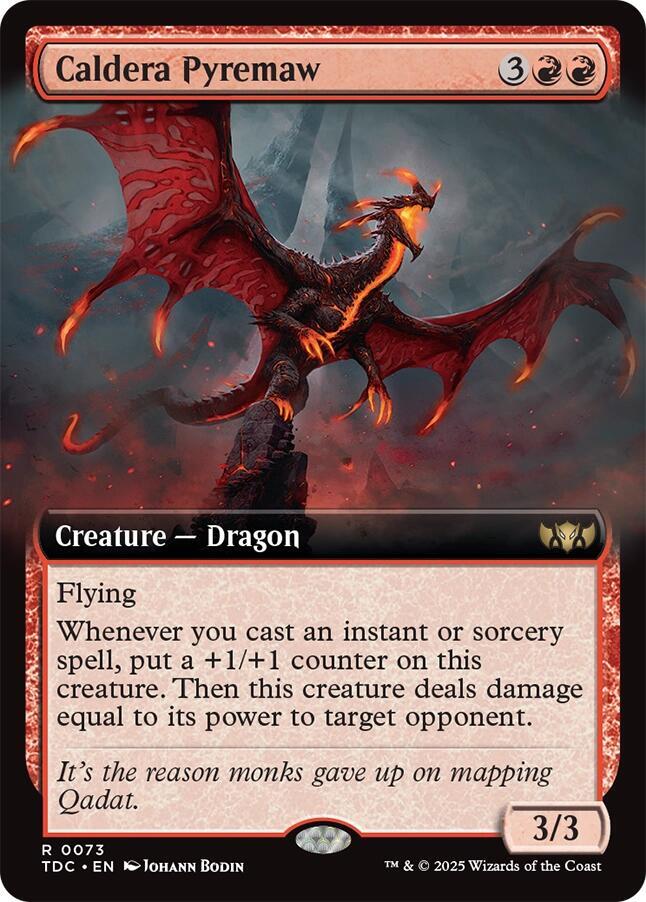Caldera Pyremaw (Extended Art) card image