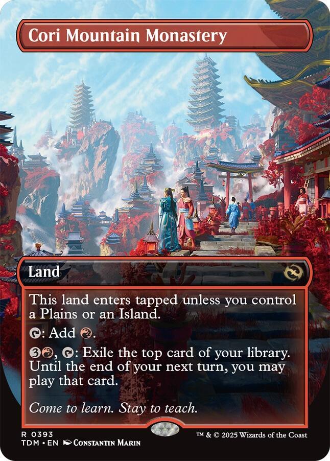 Cori Mountain Monastery (Borderless) card image