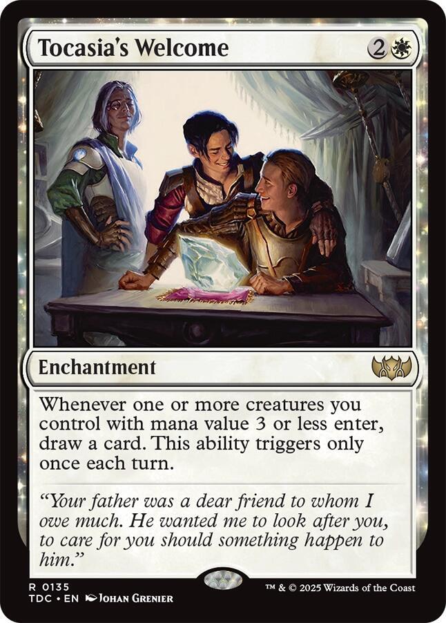 Tocasia's Welcome card image