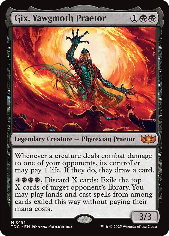 Gix, Yawgmoth Praetor card image