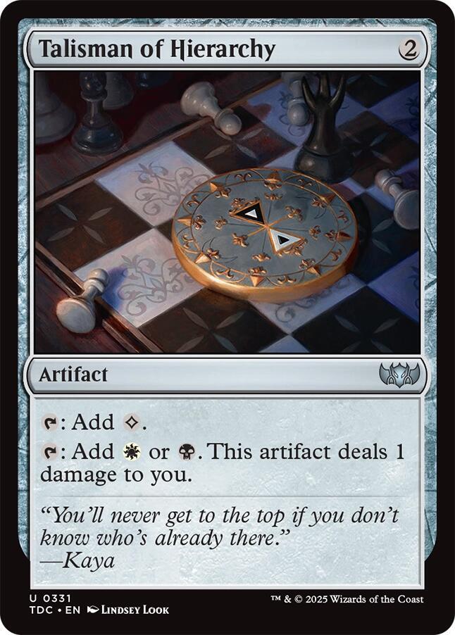 Talisman of Hierarchy card image