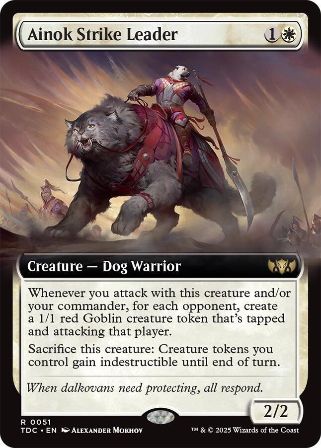 Ainok Strike Leader (Extended Art) card image