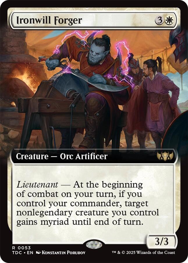 Ironwill Forger (Extended Art) card image