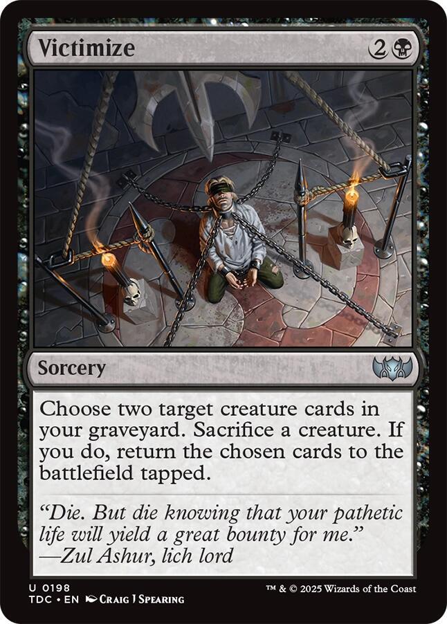 Victimize card image