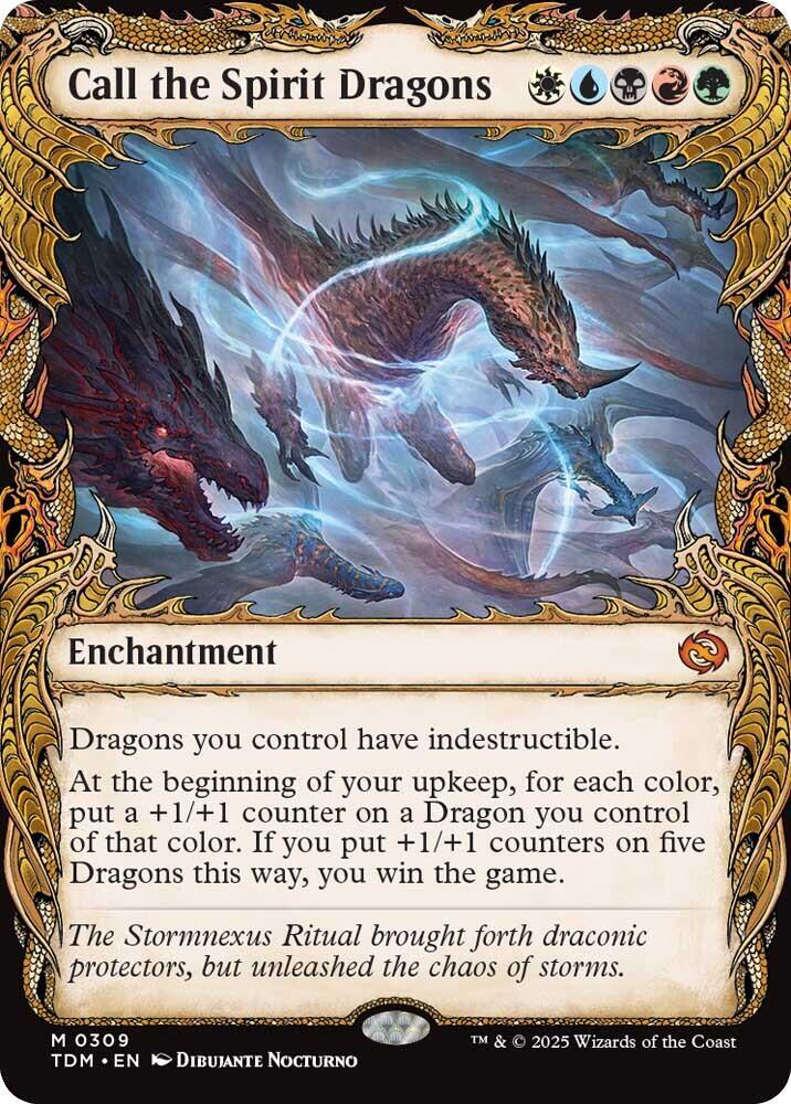 Call the Spirit Dragons (Showcase) card image