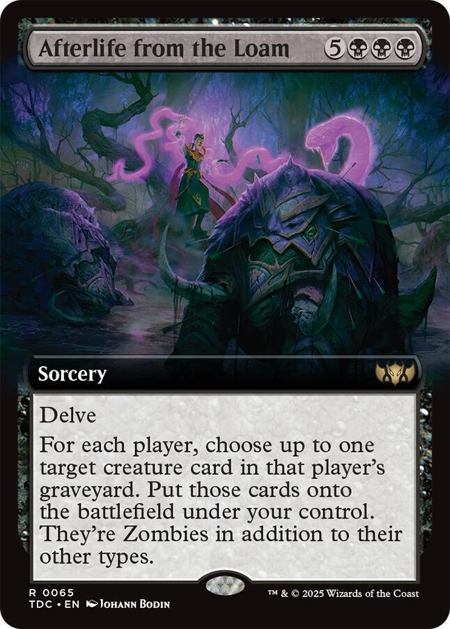 Afterlife from the Loam (Extended Art) card image