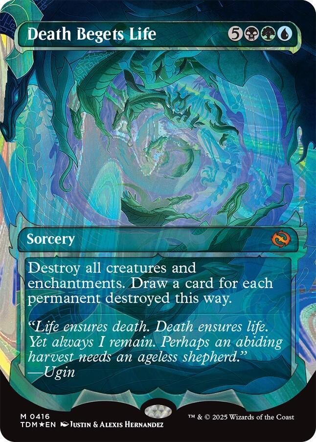 Death Begets Life (Showcase) (Halo Foil) card image