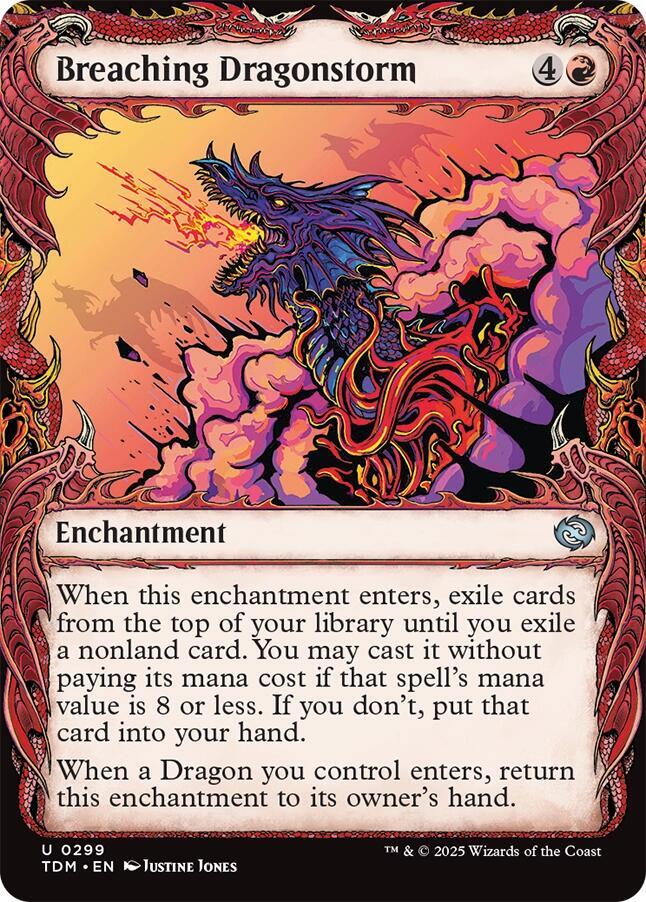 Breaching Dragonstorm (Showcase) card image