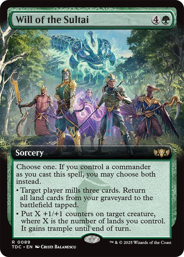 Will of the Sultai (Extended Art) card image
