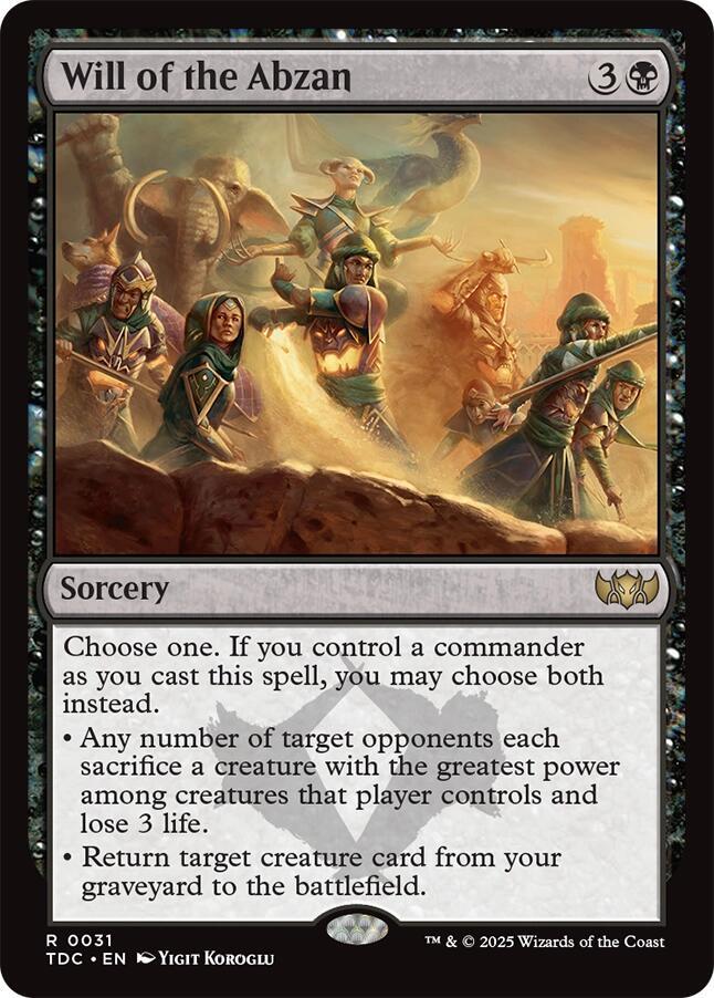 Will of the Abzan card image