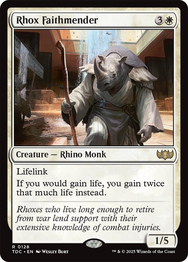 Rhox Faithmender card image