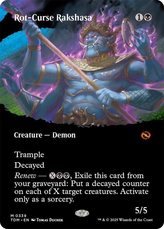 Rot-Curse Rakshasa (Borderless) card image