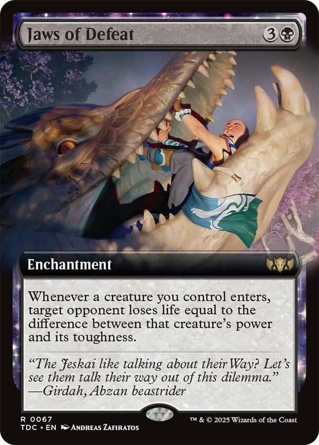 Jaws of Defeat (Extended Art) card image