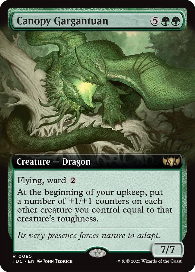 Canopy Gargantuan (Extended Art) card image