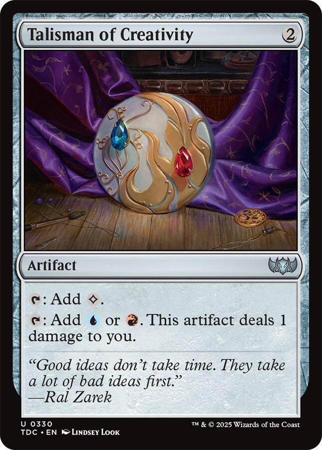 Talisman of Creativity card image
