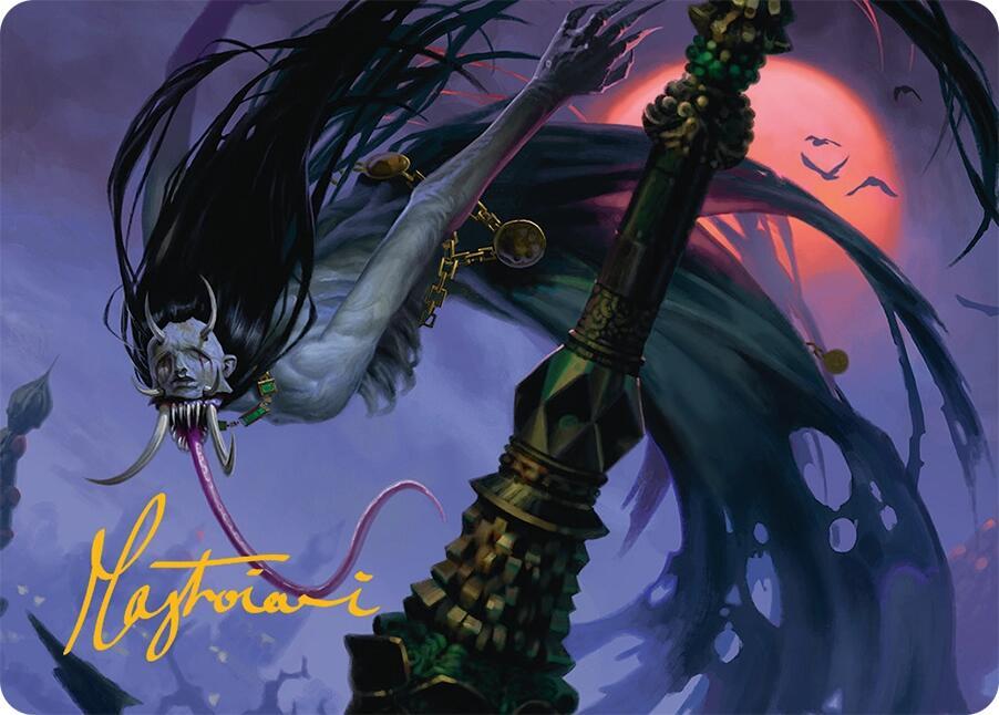 Qarsi Revenant Art Card (12/54) (Gold-Stamped Signature) card image