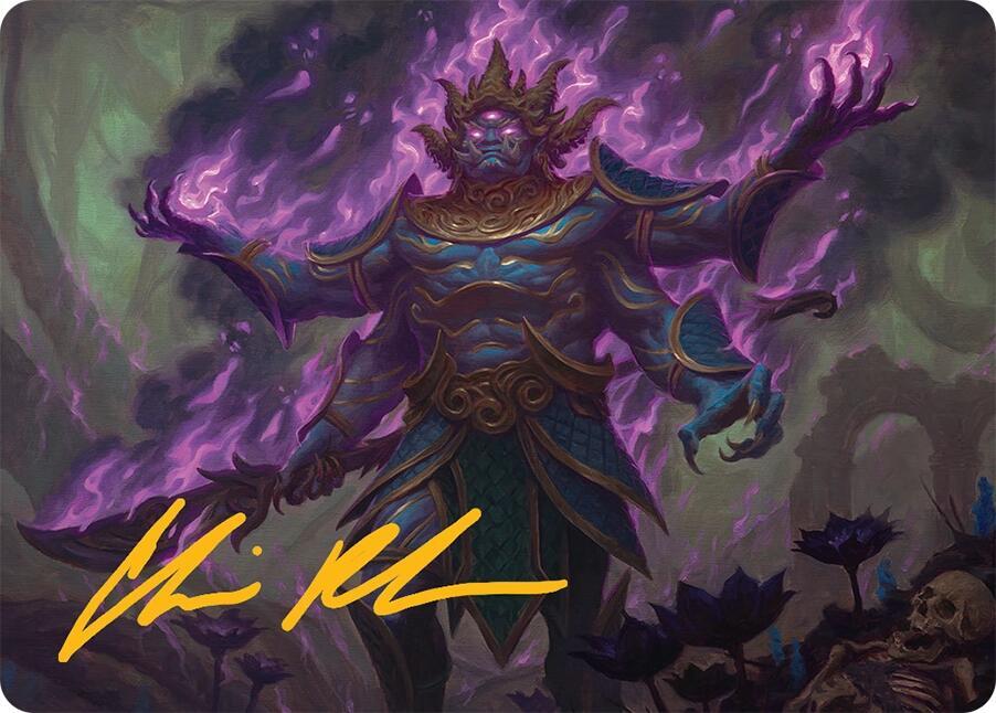 Rot-Curse Rakshasa Art Card (13/54) (Gold-Stamped Signature) card image