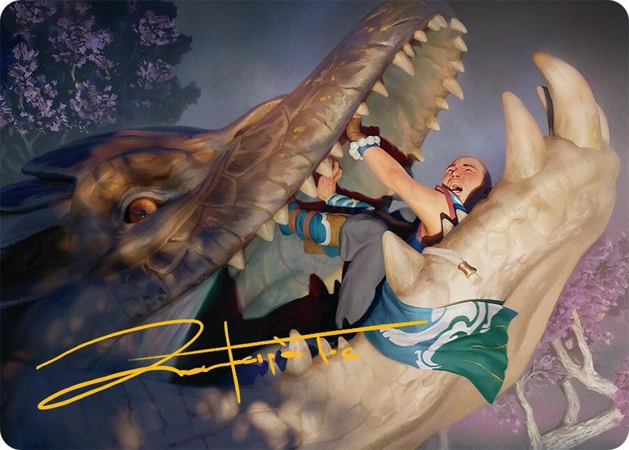 Jaws of Defeat Art Card (53/54) (Gold-Stamped Signature) card image