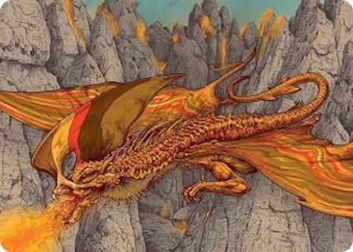 Magmatic Hellkite Art Card (34/54) card image