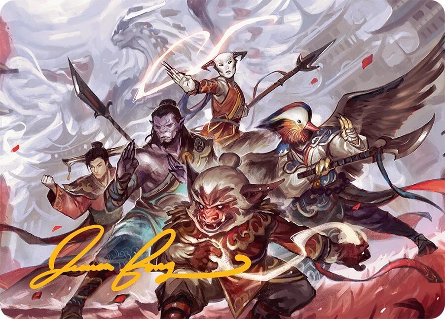 Will of the Jeskai Art Card (54/54) (Gold-Stamped Signature) card image