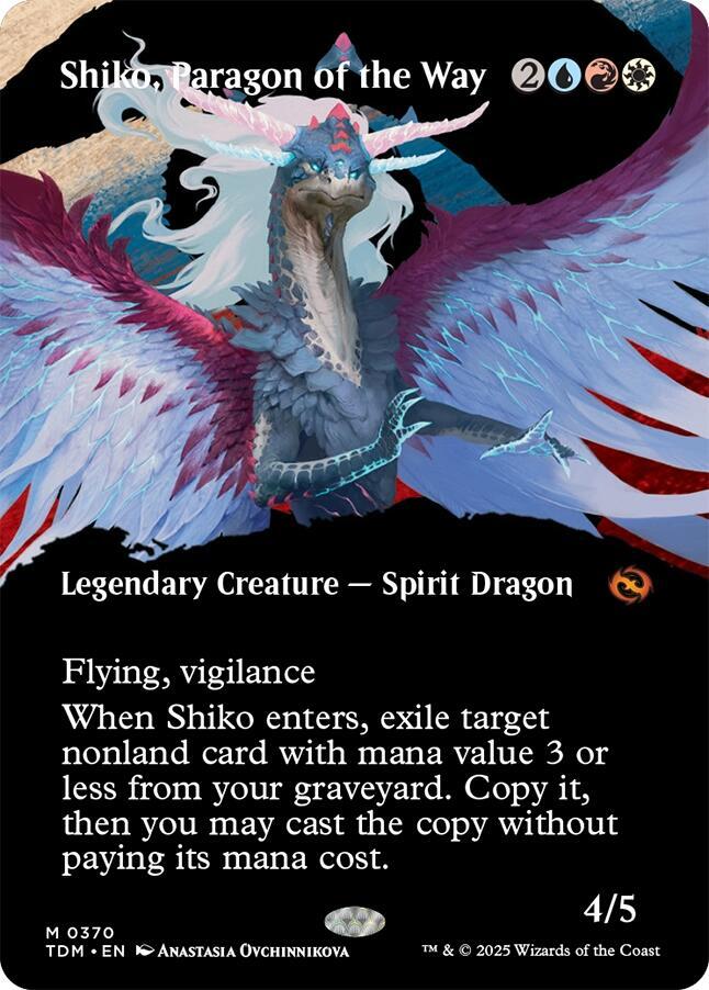 Shiko, Paragon of the Way (Borderless) card image