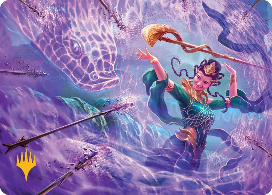 Snakeskin Veil Art Card (19/54) (Gold-Stamped Planeswalker Symbol) card image