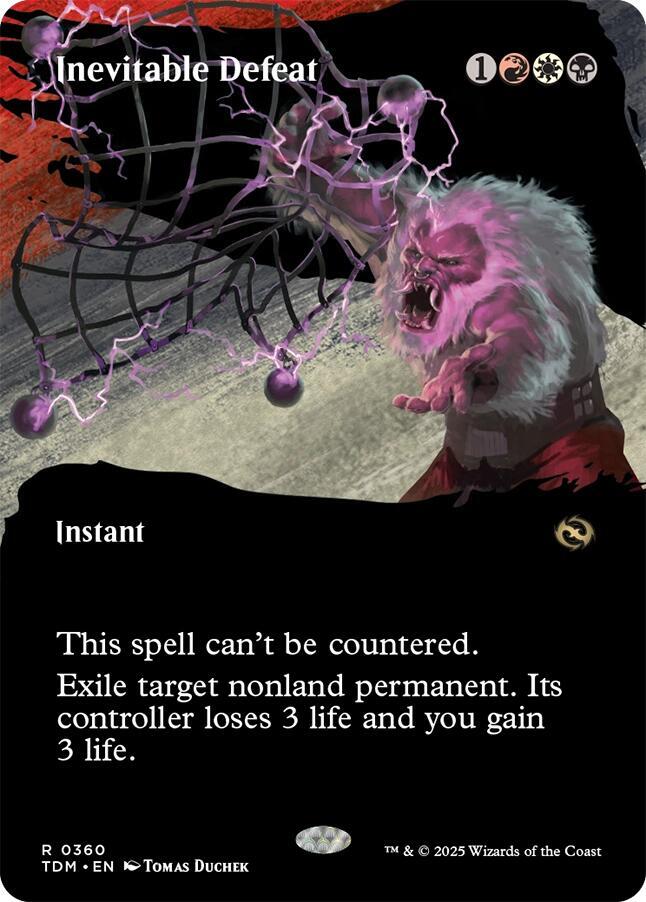 Inevitable Defeat (Borderless) card image